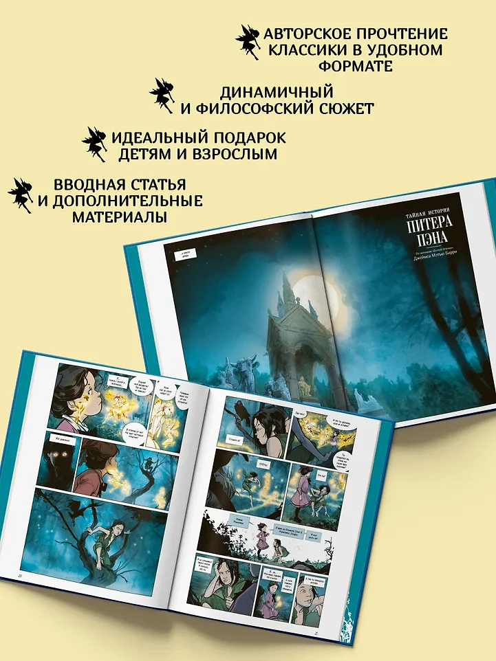 Тайная история Питера Пэна: графический роман фото книги маленькое 10