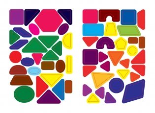 Изучаем формы. Книжка с наклейками фото книги 3