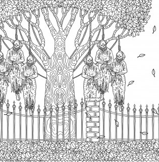 Страшно, но красиво. Раскраска-антистресс для творчества и вдохновения фото книги 10