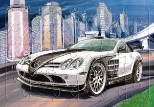 Пазл "Легковой автомобиль Мерседес", 30 элементов фото книги