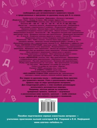Летние задания по русскому языку для повторения и закрепления учебного материала. 4 класс фото книги 7