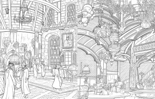 Hogwarts Legacy: The Official Coloring Book фото книги 2