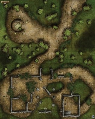 Настольная ролевая игра Pathfinder "Игровое поле. Болото" фото книги 5