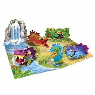 Динозавры. Книжка с фигурами фото книги 2