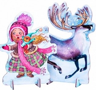 Играем в театр. Книжка с пазлами. Снежная королева фото книги 4