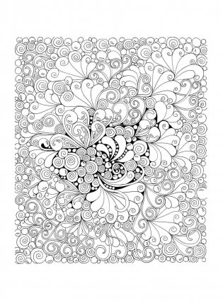 Дзен-дудлинг. Успокаивающие завитки фото книги 6