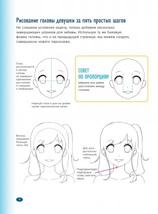 Учимся рисовать персонажей аниме за 5 минут. Простые пошаговые уроки для создания неповторимых героев за короткое время фото книги 15