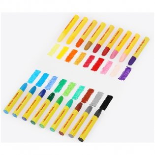 Мелки масляные Мульти-Пульти "Енот в Китае", 18цв., шестигранные, картон, европодвес. Арт. OC_10469 фото книги 3