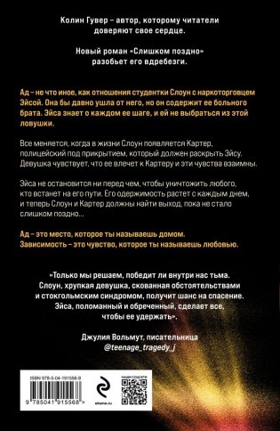 Слишком поздно фото книги 2