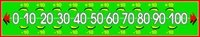 Числовой ряд десятки (мини), 50x350 мм фото книги