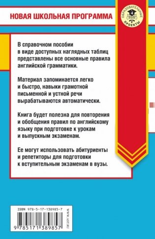 ЕГЭ. Английский язык в таблицах и схемах. 10-11 классы фото книги 2