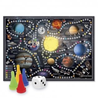 Солнечная система. Игра-ходилка с фишками фото книги