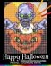 Happy Halloween Color by Numbers for Adults: Mosaic Coloring Book Stress Relieving Design Puzzle Quest фото книги маленькое 2