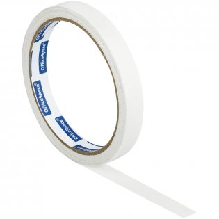 Клейкая лента двусторонняя OfficeSpace, 12мм*10м, бумажная основа фото книги 3