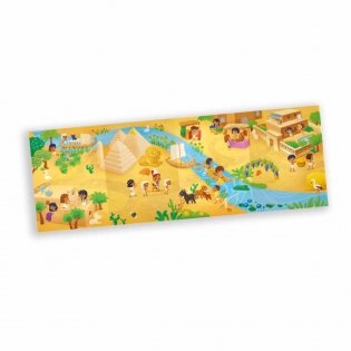 Книжка-панорама с наклейками "Древний Египет" фото книги 4