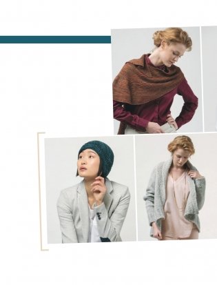 Поворотное вязание на спицах. Техника создания идеальных форм и плавных углов укороченными рядами фото книги 9