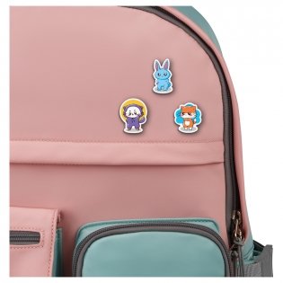 Набор деревянных значков MESHU "Sweet company", каширование, 3 шт. Арт. MS_54878 фото книги 2