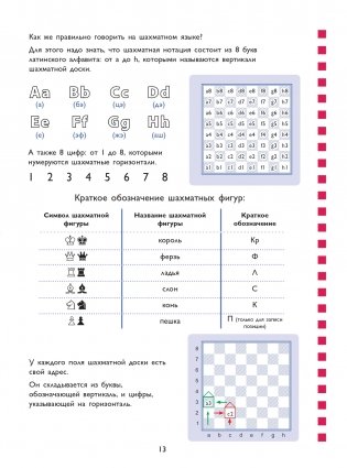 Учебник шахматной игры. Основные правила, фигуры, победные комбинации и 122 задачи для решения фото книги 14
