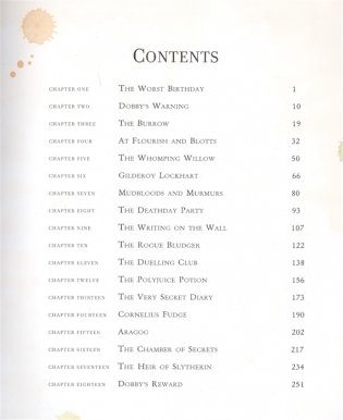 Harry Potter and the Chamber of Secrets фото книги 2