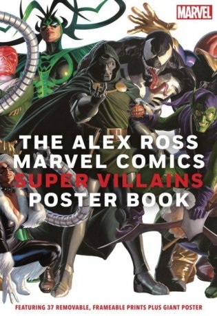 The Alex Ross Marvel Comics Super Villains Poster Book: Featuring 37 removable, frameable prints plus giant poster фото книги