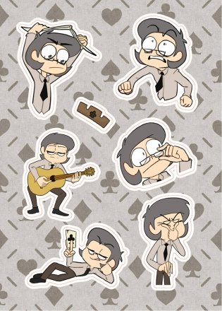 Лист Стикеров "13 Карт: Куромаку. Земля Королей" фото книги