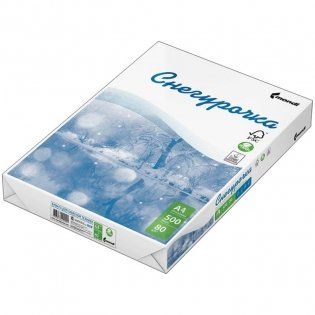 Бумага "Снегурочка", А4, 80 г/м2, 146%, 500 листов фото книги