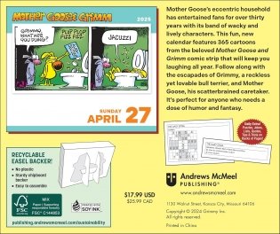 Mother Goose and Grimm 2025 Day-to-Day Calendar фото книги 2