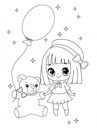 Maxi-Раскраска. Аниме няшки фото книги 4