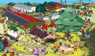 На ферме. Найди и покажи фото книги 10