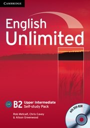 English Unlimited Upper Intermediate Self-study Pack (Workbook with DVD-ROM) (+ DVD) фото книги