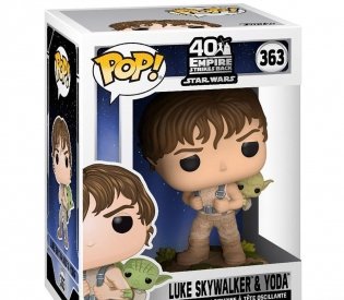 Фигурка Funko POP! Star Wars. Luke Skywalker and Yoda. Учитель с учеником фото книги