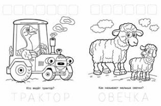 Раскраска с наклейками "Лисичка" фото книги 2