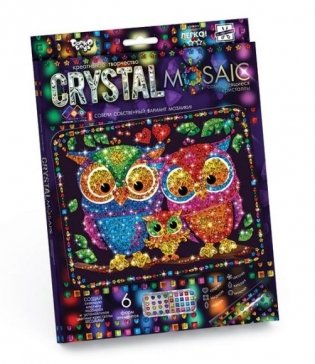 Набор креативного творчества "Crystal Mosaic. Совы" фото книги