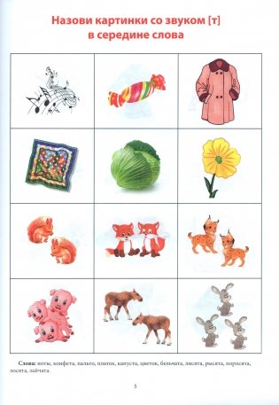 Учимся говорить правильно. Альбом для автоматизации звуков [т, т', д, д']. От 3 до 5 лет фото книги 3