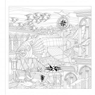 Hidden Wonders: Atlantis: A Seek-And-Find Coloring Book of the Legendary Sunken City фото книги 2