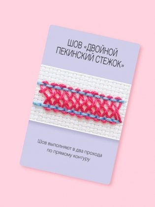 Мастер Вышивания. Декоративные ШВЫ И СТЕЖКИ. 50 карт с пошаговыми инструкциями фото книги 8