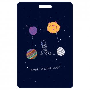 Обложка-карман для карт и пропусков OfficeSpace "Vibes", 95х65 мм, ПВХ, ассорти. Арт. PC_55431 фото книги 3