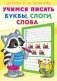 Учимся писать буквы, слоги, слова фото книги маленькое 2