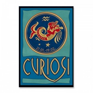 Круглые пазлы Curiosi "Stella. Знаки зодиака - Водолей" (диаметр 13 см) фото книги