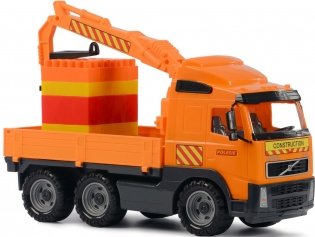 Автомобиль-кран с манипулятором "Gozan" + конструктор "Супер-Микс" (30 элементов, на поддоне) фото книги 3