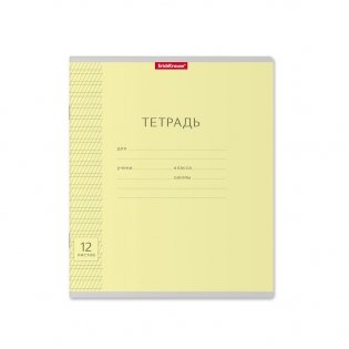 Тетрадь ученическая "Классика", частая косая линейка, 12 листов фото книги 5
