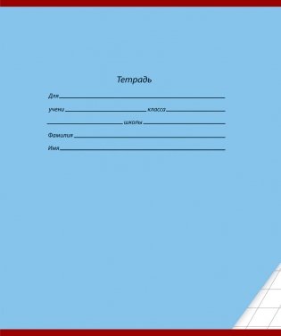 Тетрадь "Школьная классика", А5, 12 листов, частая косая линия фото книги