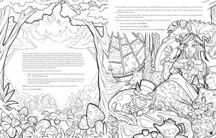 Critical Role: Fearne Calloway's Fey Fantasy: A Coloring Adventure фото книги 2