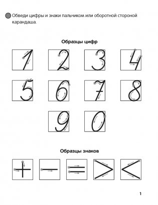 Скоро в школу. Прописи. Пишем цифры и знаки. 5–6 лет фото книги 2