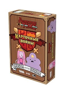 Настольная игра "Время приключений: карточные войны. Принцесса Бубыльгум против принцессы Пупырки" фото книги