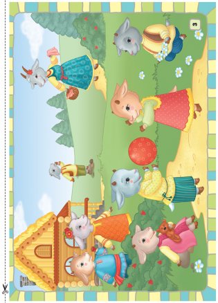 Жила-была сказка. От 1 года до 3 лет. Сказка «Козлятки и волк»: слушай, рассказывай, играй / Жыла-была казка. Ад 1 года да 3 гадоў. Казка «Казляняткі і воўк»: слухай, расказвай, гуляй фото книги 8