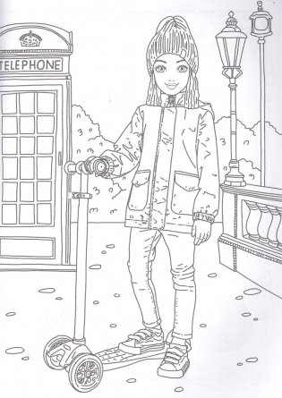 Раскраска для девочек. 100% стильная фото книги 3