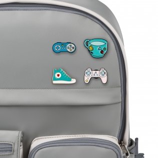 Набор металлических значков MESHU "Gamer's set", эмаль, 4 шт. Арт. MS_53656 фото книги 2