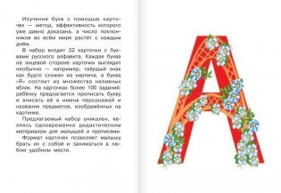 Азбука в картинках. 100 развивающих заданий на карточках фото книги 2