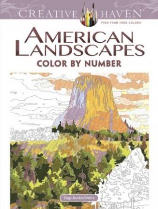 American Landscapes. Color by Number фото книги
